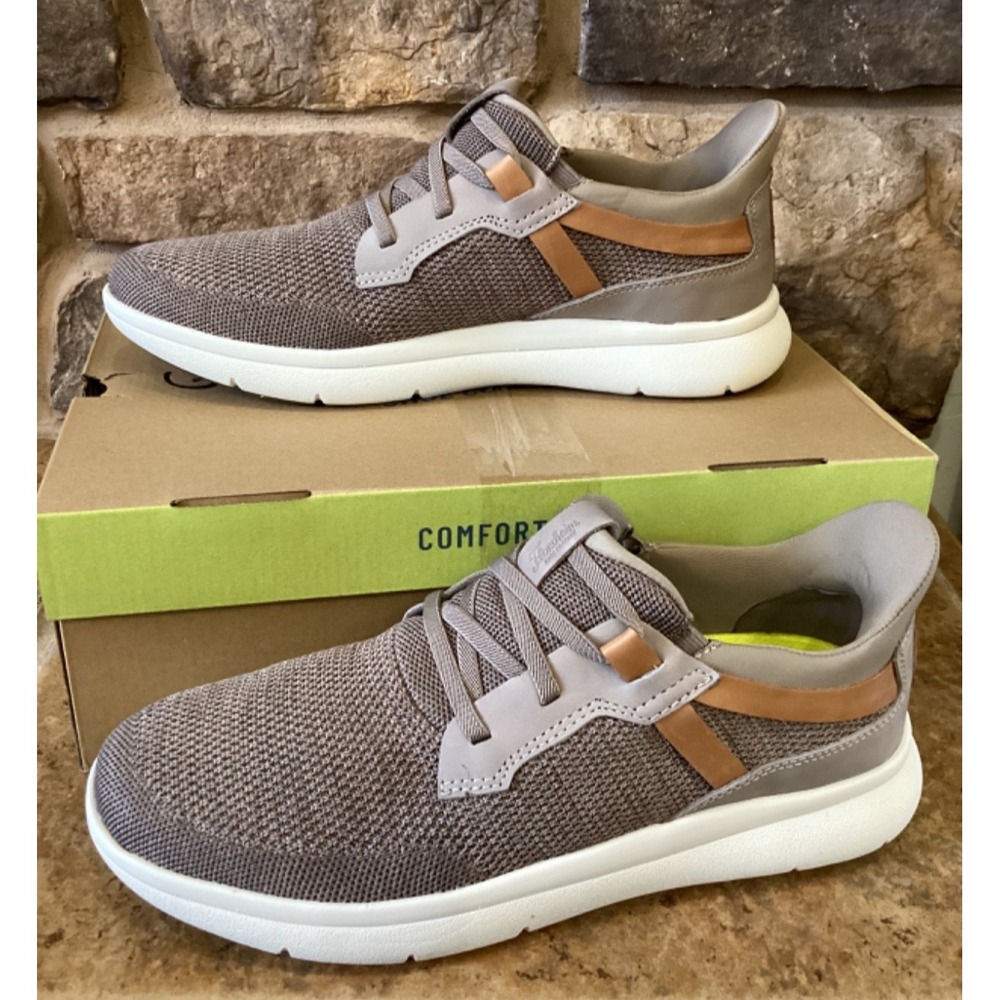 Florsheim Fleet Knit Slip On Men Size 11 W Sneaker Mushroom Multi New In Box